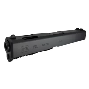 Glock 19C Gen 3 OEM complete slide assembly with factory ported barrel and Tenifer finish