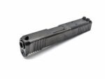 Glock 26 Gen 5 MOS OEM slide with nDLC finish, front serrations, and optics cut