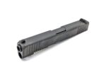 Glock 48 OEM slide with Silver PVD finish and front serrations
