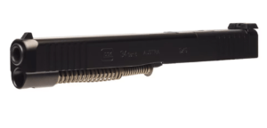 Glock 34 Gen 5 OEM competition slide with nDLC finish and extended length